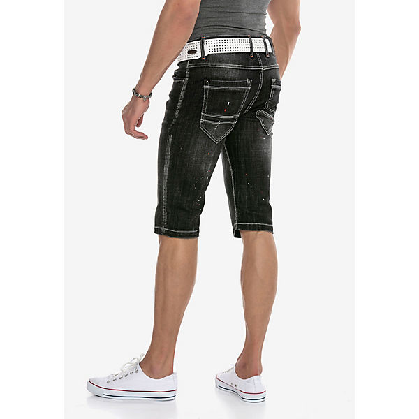 Bekleidung Shorts CIPO & BAXX® Cipo & Baxx Shorts schwarz