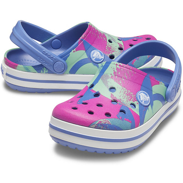 Schuhe Clogs crocs Crocband OmbreBlock Clog Clogs blau