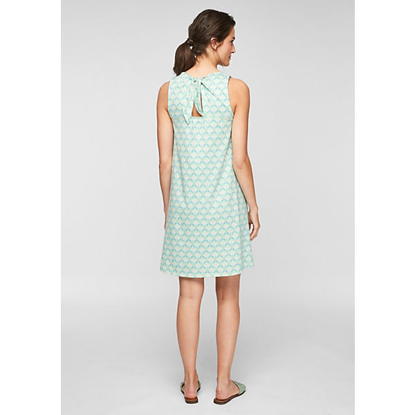 Bekleidung Freizeitkleider s.Oliver Jerseykleid mit Rückenausschnitt Jerseykleider türkis Bekleidung Freizeitkleider s.Oliver Jerseykleid mit Rückenausschnitt Jerseykleider türkis
