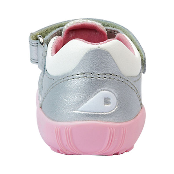 Schuhe Klassische Sandalen Bobux SU Summit Silver Metallic + Candy Sandalen silber Schuhe Klassische Sandalen Bobux SU Summit Silver Metallic + Candy Sandalen silber