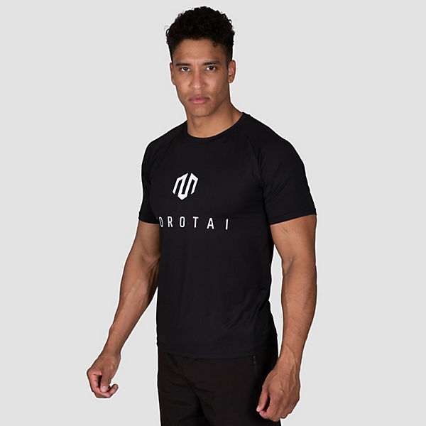 Bekleidung T-Shirts MOROTAI Herren Sportshirt Performance Corporate T-Shirts Funktionsshirts schwarz