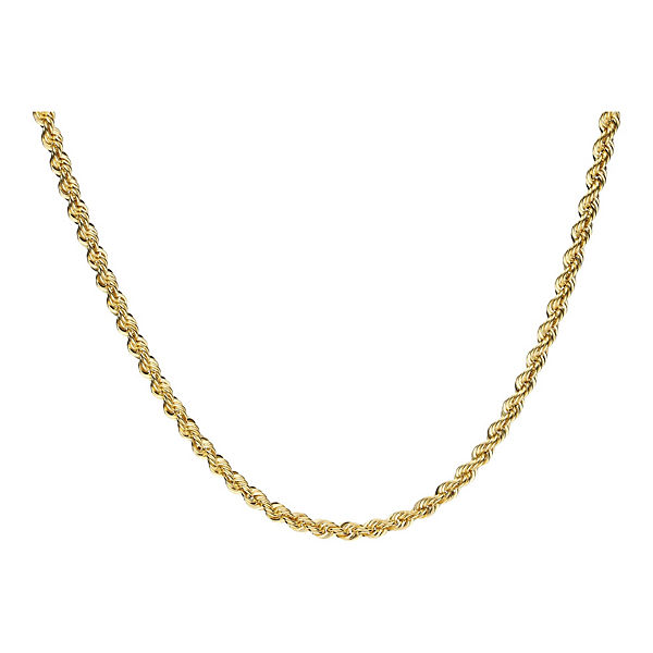 Luigi Merano Kette Kordelkette, Gold 585 Halsketten