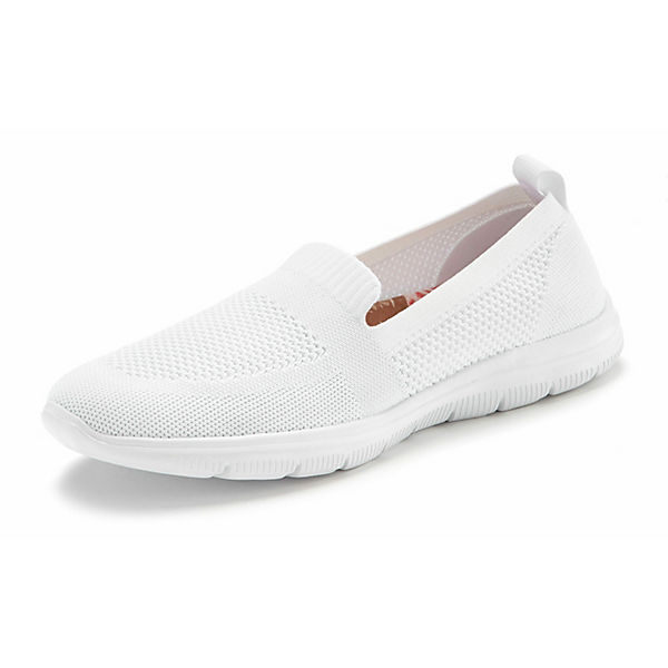 Schuhe Komfort-Slipper LASCANA Slipper weiß