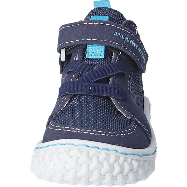 Schuhe Klassische Halbschuhe PEPINO by RICOSTA Baby Sneakers Low PALLA für Jungen blau-kombi