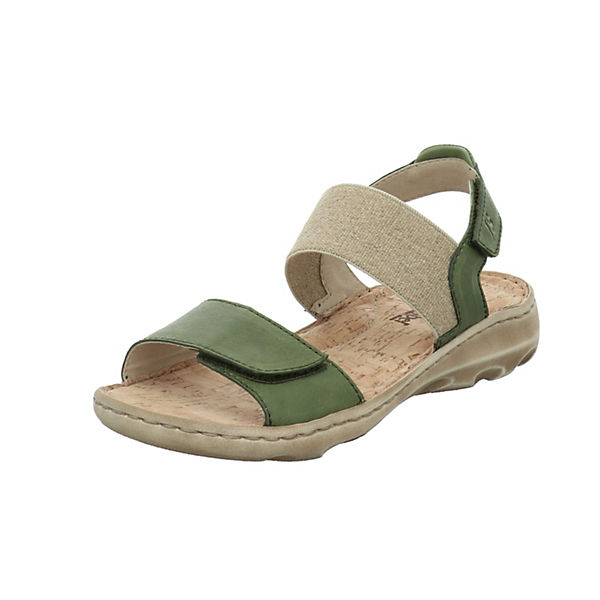 Damen-Sandale Lene 06, grün-kombi Klassische Sandalen