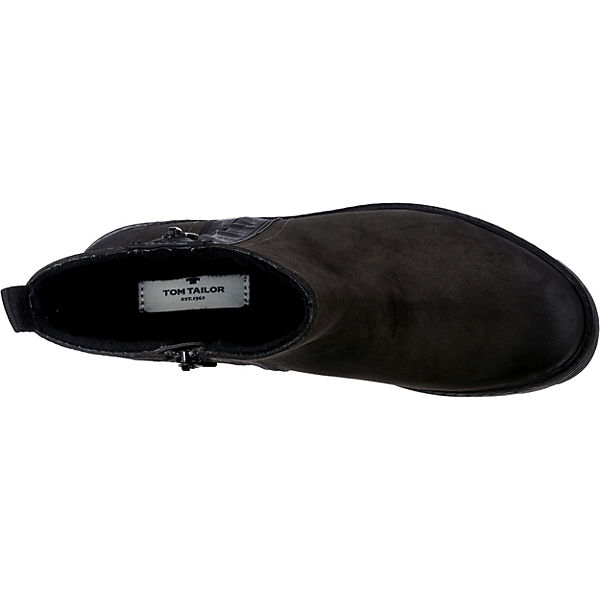 Schuhe Klassische Stiefeletten TOM TAILOR Klassische Stiefeletten grau Schuhe Klassische Stiefeletten TOM TAILOR Klassische Stiefeletten grau