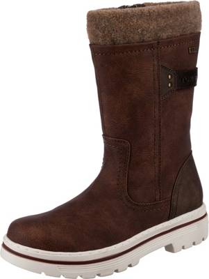 TOM TAILOR Winterstiefel braun