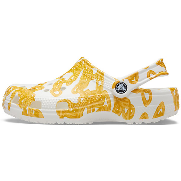 Schuhe Clogs crocs Classic Chain Graphic Clog Clogs weiß Schuhe Clogs crocs Classic Chain Graphic Clog Clogs weiß