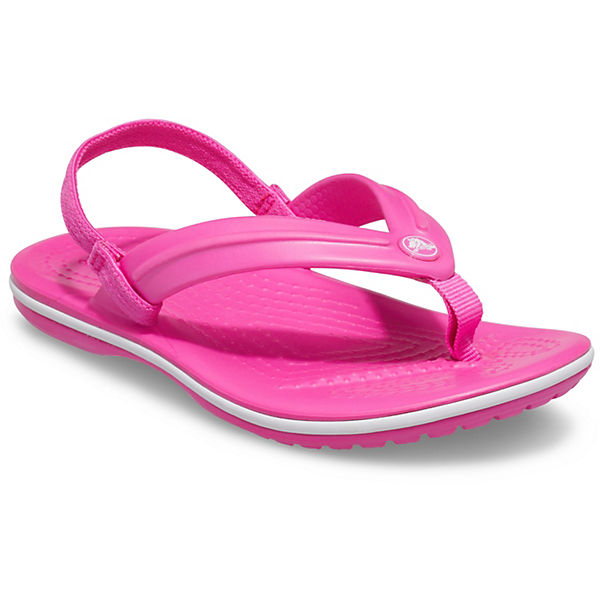 Schuhe Zehentrenner crocs Crocband Strap Flip Kids Zehentrenner pink
