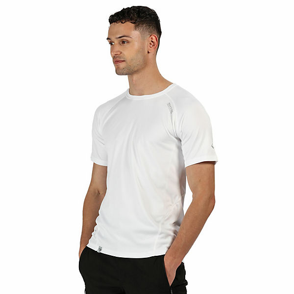Bekleidung T-Shirts Regatta Laufshirt Virda II Funktionsshirts weiß
