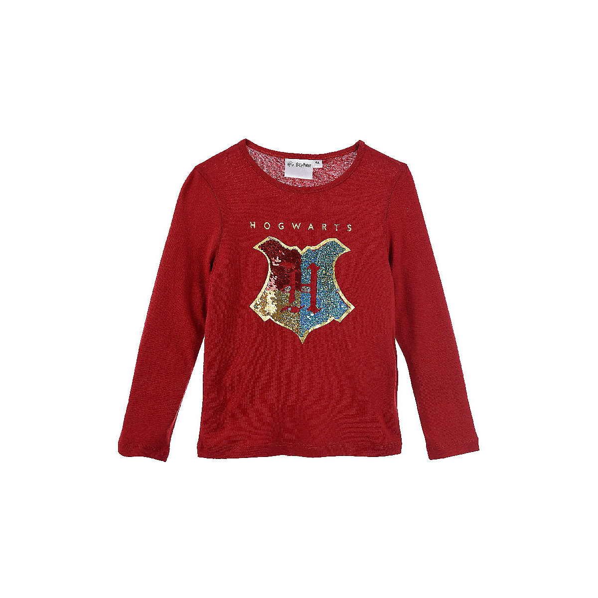Harry Potter Harry Potter Langarmshirt für Mädchen dunkelrot