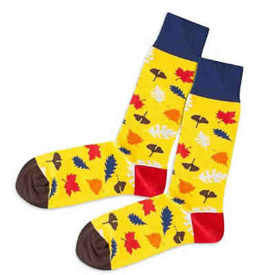 Socken Premium Qualität Sunshine Leaves Socken