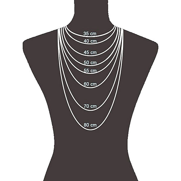 Accessoires Halsketten Orolino Anhänger mit Kette 585/- Weißgold Perle Brillanten Süßwasserzuchtperle rhodiniert Halsketten silb