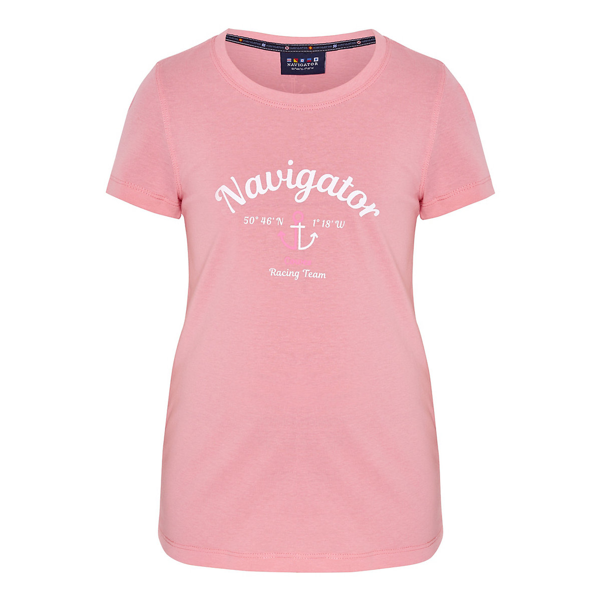 Navigator T-Shirt aus weicher Sweatware GOTS T-Shirts für Mädchen pink