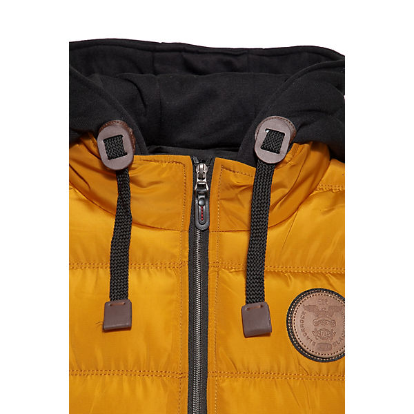 Bekleidung Westen BLACKROCK Blackrock BLACKROCK Steppweste mit abnehmbarer Kapuze aus Sweat Westen AdultM gelb Bekleidung Westen BLACKROCK Blackrock BLACKROCK Steppweste mit abnehmbarer Kapuze aus Sweat Westen AdultM gelb