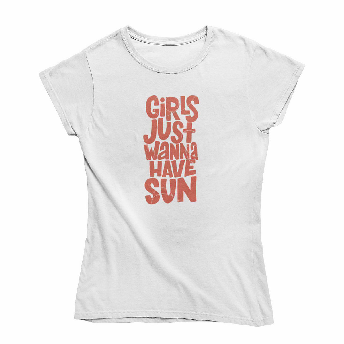 mamino Damen T Shirt -Girls just wanna have sun T-Shirts weiß mamino Damen T Shirt -Girls just wanna have sun T-Shirts weiß