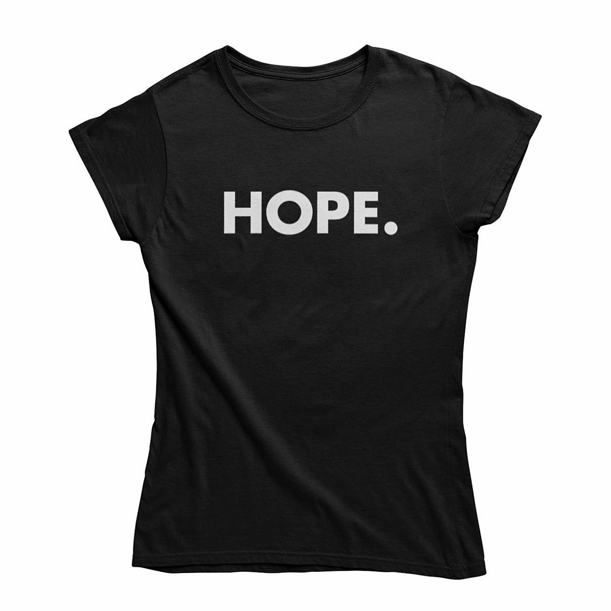 mamino Damen T Shirt -HOPE. T-Shirts schwarz
