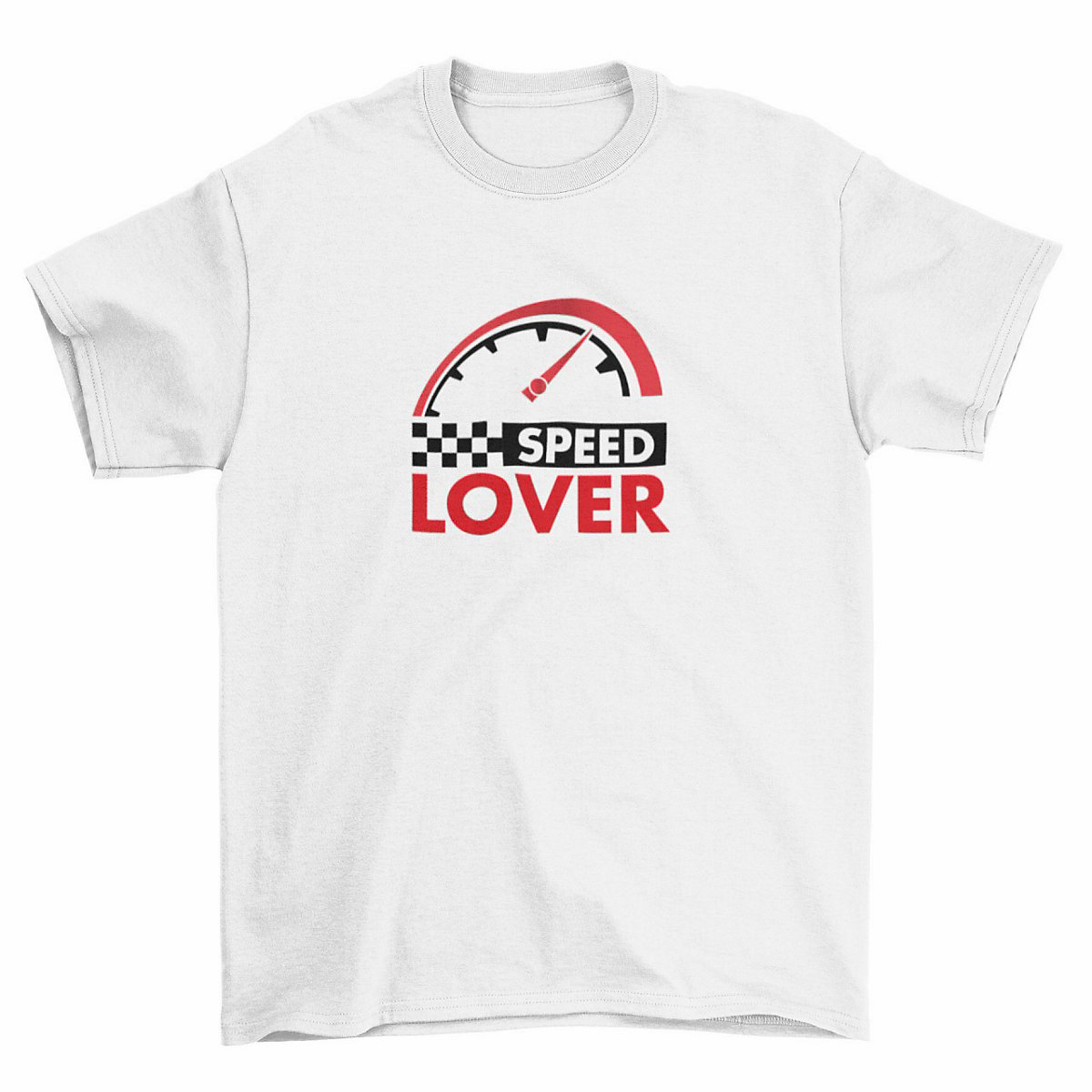 mamino Herren T Shirt -speed lover T-Shirts weiß