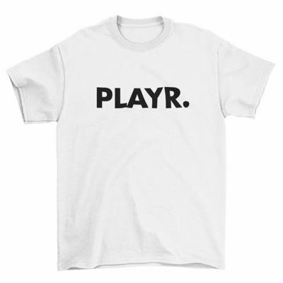 mamino Herren T Shirt -PLAYR. T-Shirts weiß