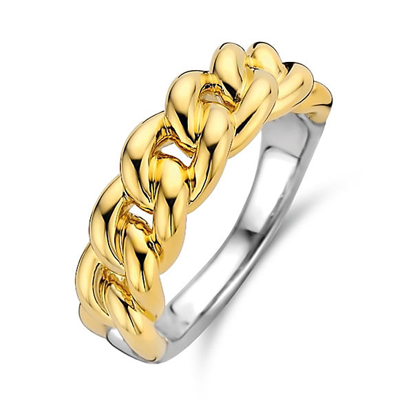 Kettenring für Damen Goldfarben Ringe