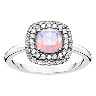 Ring für Damen Opal-Farbeffekt Silber Ringe