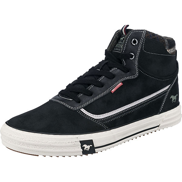 Schuhe Sneakers High MUSTANG Sneakers High schwarz