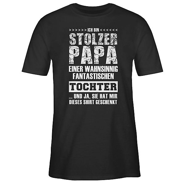 Vatertagsgeschenk Papa Geschenk - Herren T-Shirt - Stolzer Papa Fantastischen Tochter - T-Shirts