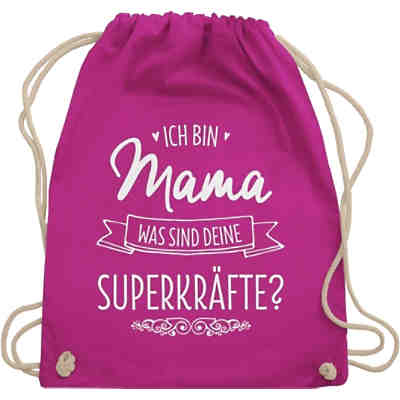 Mutter Geschenk Mama - Turnbeutel - Ich bin Mama - was sind deine Superkräfte - Turnbeutel für Kinder