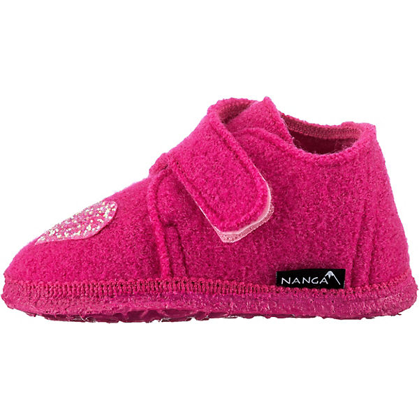 Schuhe Geschlossene Hausschuhe NANGA Baby Hausschuhe für Mädchen pink