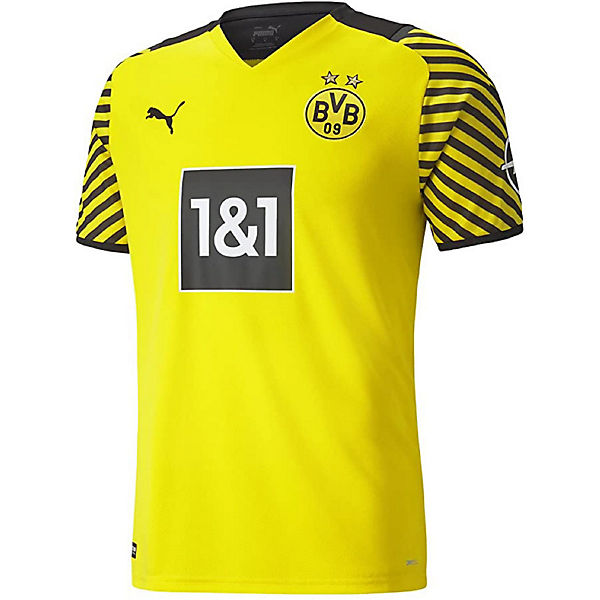 Bekleidung T-Shirts PUMA Tshirt BVB Home Shirt Replica W Spo T-Shirts gelb