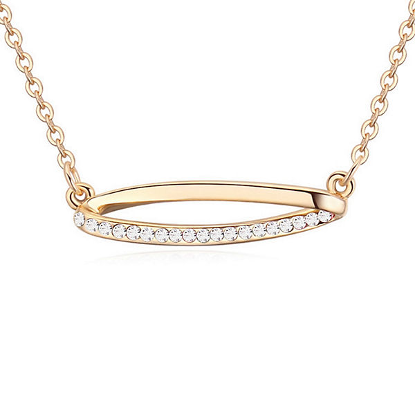 Accessoires Halsketten BUNGSA® Kette Barrette Gold Messing Damen Halsketten gold