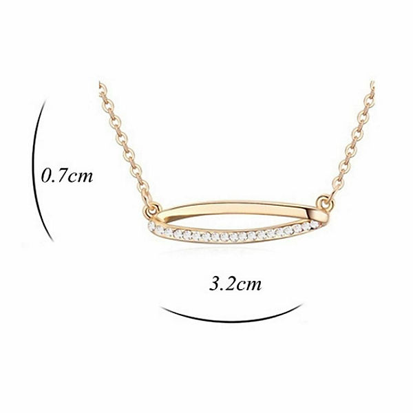 Accessoires Halsketten BUNGSA® Kette Barrette Gold Messing Damen Halsketten gold
