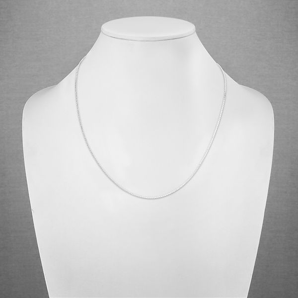Accessoires Halsketten BUNGSA® Kette S-Form 1 5 mm aus Edelstahl Damen Halsketten silber