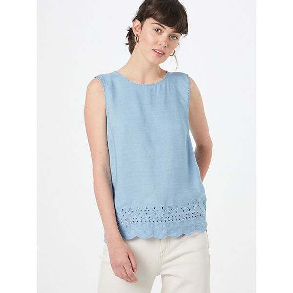 Bekleidung Tuniken ESPRIT bluse Blusentops blue denim Bekleidung Tuniken ESPRIT bluse Blusentops blue denim