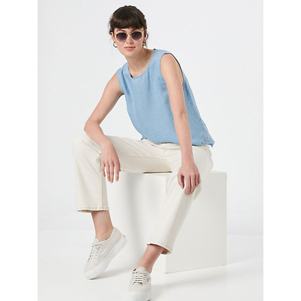 Bekleidung Tuniken ESPRIT bluse Blusentops blue denim Bekleidung Tuniken ESPRIT bluse Blusentops blue denim