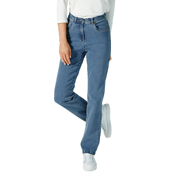 Bekleidung Straight Jeans Paola Edeljeans in komfortabler Passform blau