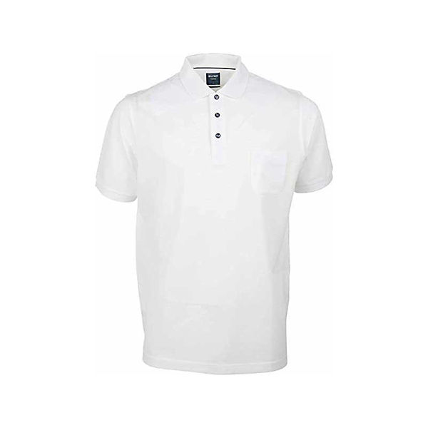 Bekleidung Poloshirts OLYMP Poloshirt kurzarm weiß