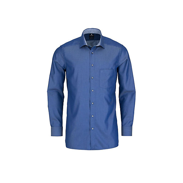 Bekleidung Langarmhemden OLYMP Hemden blau