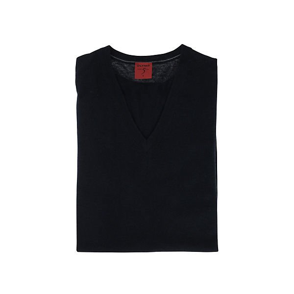 Bekleidung Pullover OLYMP V Pullover blau Bekleidung Pullover OLYMP V Pullover blau
