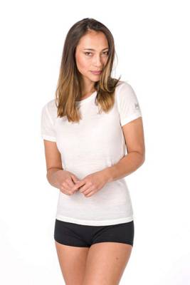 super.natural Rundhals T-Shirt weiß