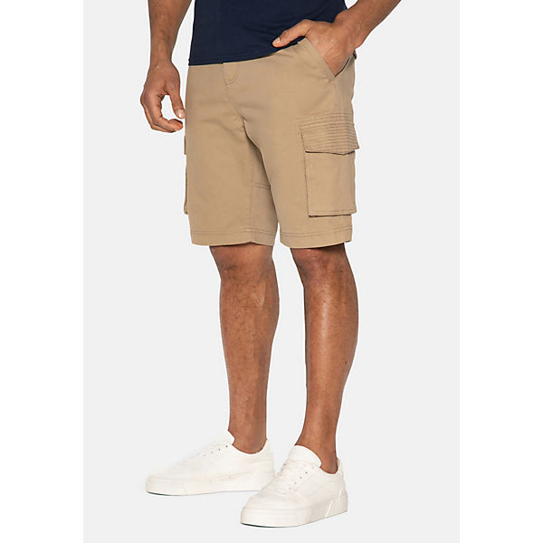 Bekleidung Shorts THREADBARE Threadbare Cargo Shorts Bute Shorts AdultM stein