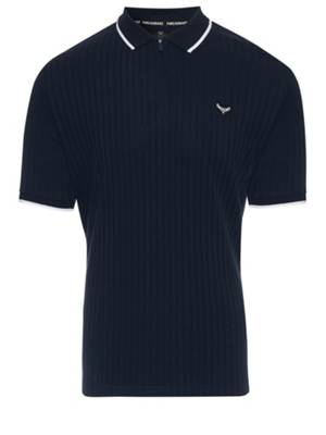 THREADBARE Polo Ward Poloshirts blau