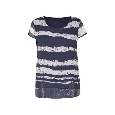 Rabe Rundhals T-Shirt blau