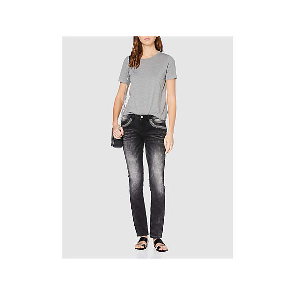 Bekleidung Stoffhosen Street One Hosen & Shorts blau Bekleidung Stoffhosen Street One Hosen & Shorts blau