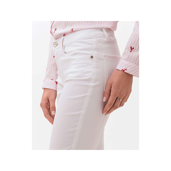Bekleidung Stoffhosen BRAX Hosen & Shorts weiß
