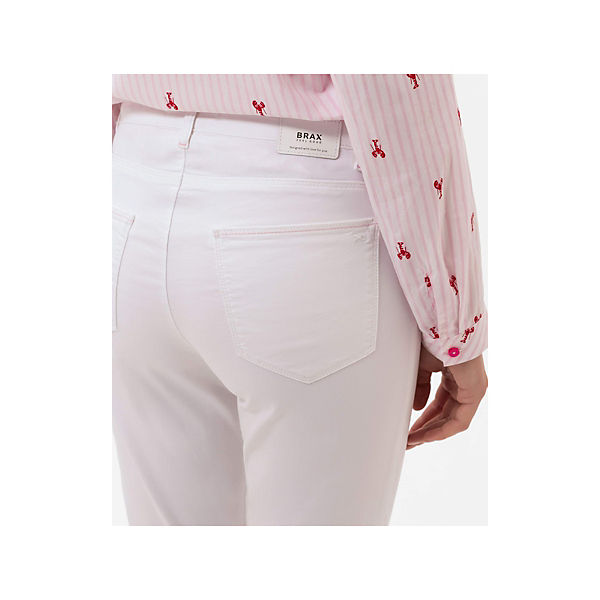 Bekleidung Stoffhosen BRAX Hosen & Shorts weiß