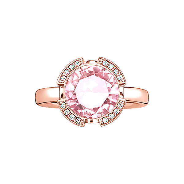 Ring rosa Zirkonia rosè vergoldet TR2038-633-9 Ringe