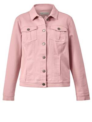 pink denim jacket next