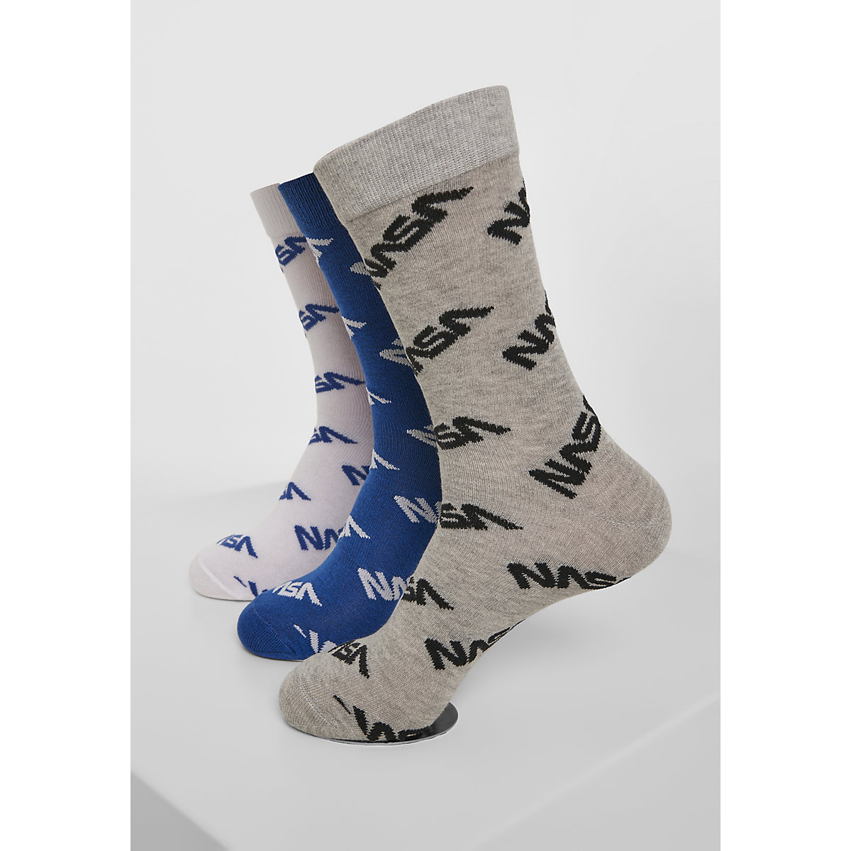 Urban Classics NASA Allover Socks 3-Pack Socken mehrfarbig