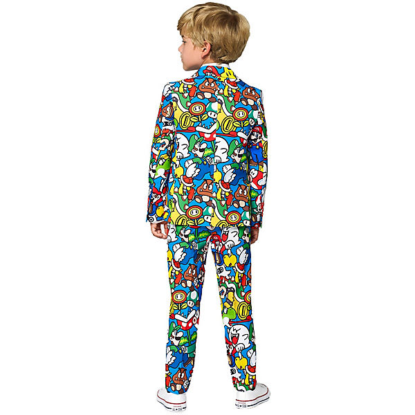 OppoSuits Boys Super Mario Anzug für Kinder Kinderkostüme für Kinder